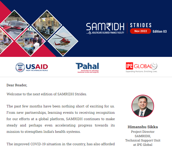 SAMRIDH Strides | Edition 03 | Nov 2022