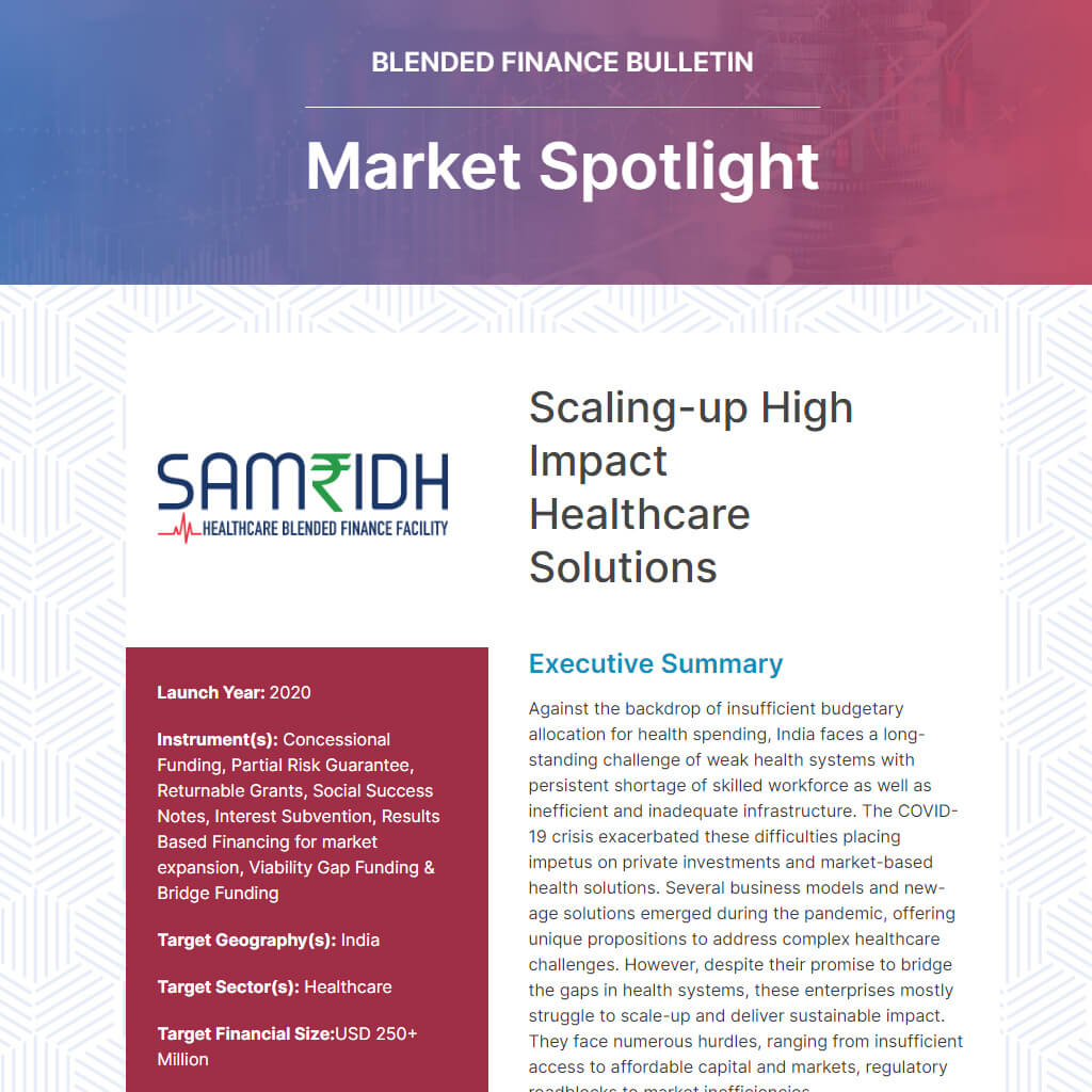 Scaling-up High Impact Healthcare Solutions